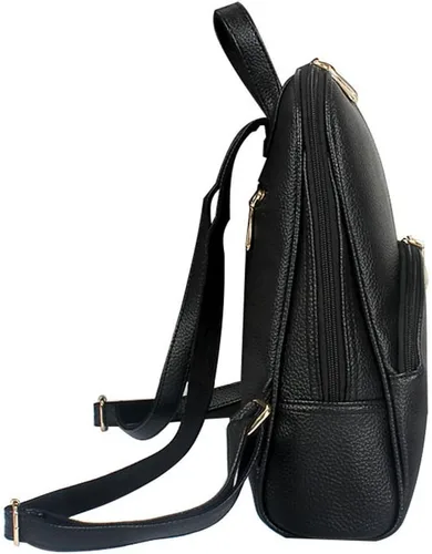 Vista 21 de Nevenka mochila informal estilo cartera de imitación cuero con cierre para mujer