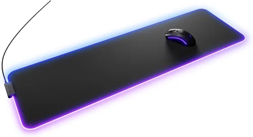 Vista 12 de GLORIOUS Gaming Mouse Pad GMP 2 GLED - XL - 2-Zone RGB Lighting, InfiniGlow RGB Stitchless Edge, Premium Cloth Surface, Grippy Rubber Base