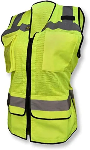 Vista 2 de Radians SV59W - Chaleco de seguridad para mujer, resistente, con bolsillos para planes y tabletas