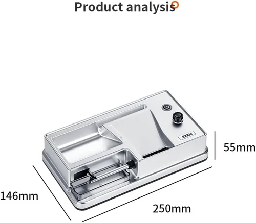 Vista 2 de Rodillo de cigarrillos eléctrico, rodillo automático de cigarrillos para fábrica de fumadores, pausa de inducción inteligente, máquina llenadora