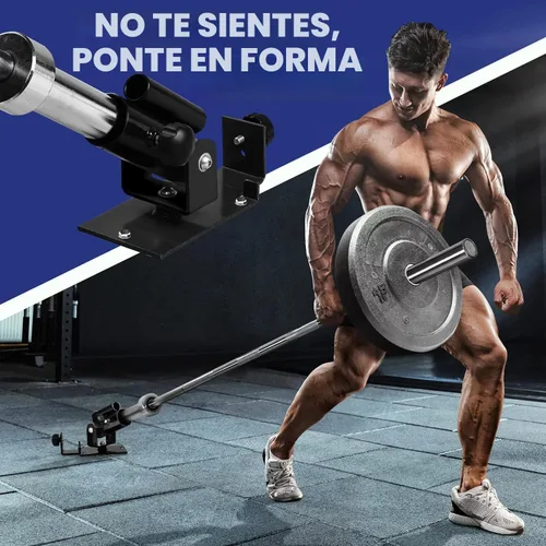 Vista 5 de Yes4All Exercise Machine Adjustable T Bar Row Attachment, D Row Handle/Landmine Handle Attachment with Textured Rubber Handles