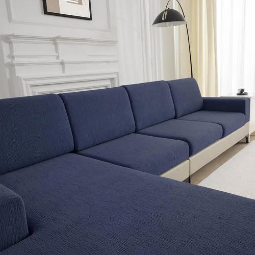 Vista 23 de Fundas de Cojines para Sofá Fundas para Sofás Seccionales Elásticas Lavables Suaves Fundas de Cojines de Asiento Protector de Muebles Fundas