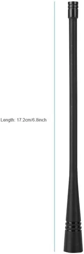 Vista 9 de ASHATA Antena de goma suave UHF masculina de SMA para 2 vías Radio Walkie Talkie frecuencia 400-520MHz, sola banda con información estable