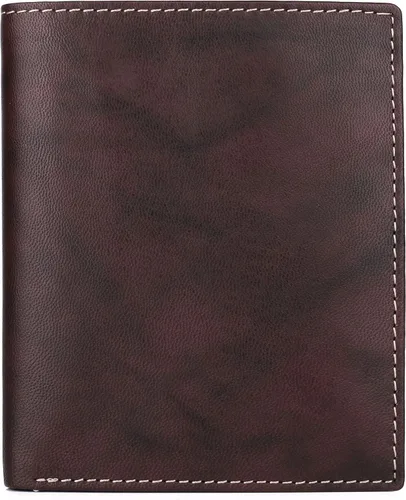 Vista 3 de J. Buxton Hunt Tarjeta de Crédito Folio, Marrón, Compacto
