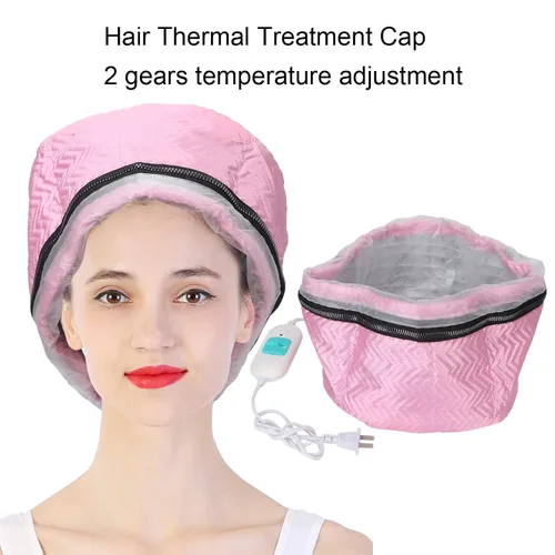 Vista 2 de Casquillo de calefacción, casquillo del tratamiento térmico del cabello. Temperatura ajustable Deep Conditioning Electric Heat Cap