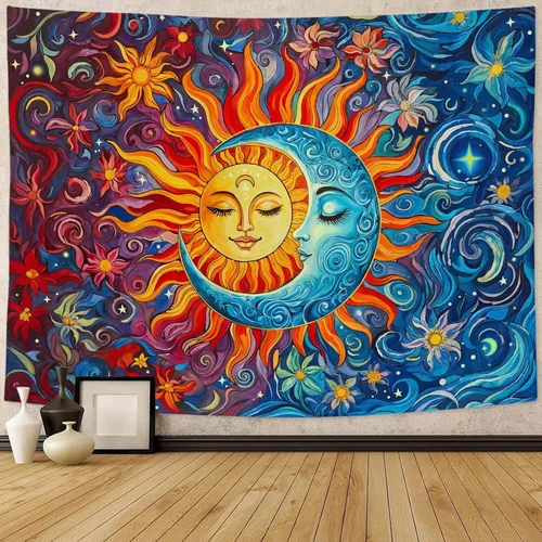 Vista 13 de Accnicc - Tapices Boho de Sol y Luna10127AXS