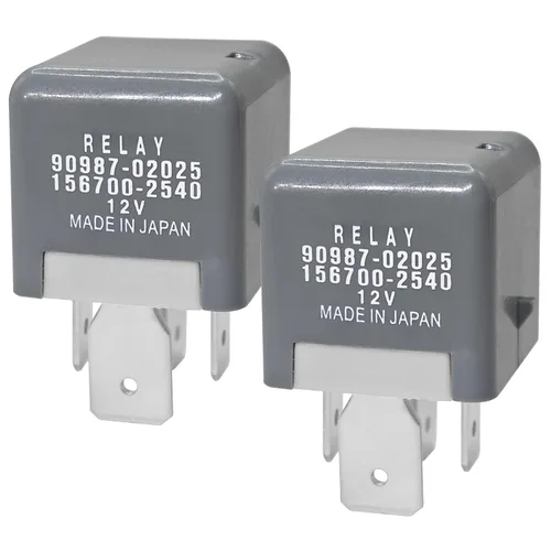 Vista 7 de Relé 90987-02025, 156700-2540 reemplazado 90080-87024 156700-2960 567-0003 Relé de potencia automotriz de 4 pines de 12 V, compatible con vehículos