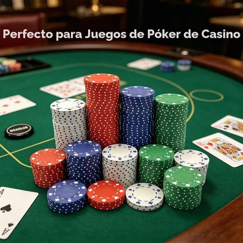 Vista 9 de SEETOOOGAMES Fichas de póquer de casino - 100 piezas 0.41 oz Diseño adecuado - 4
