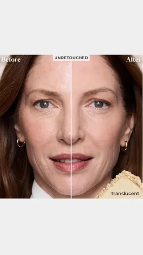 Vista 3 de Laura Mercier Polvo de ajuste suelto translúcido, control de brillo las 24 horas, acabado mate suave, impregnado con vitaminas C+ E, uso duradero