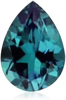 Vista 2 de Mysticdrop Lab creado Alexandrite forma de pera AAA calidad de 5x3MM-14x9MM