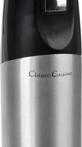 Vista 7 de Classic Cuisine Batidora de inmersión de 6 velocidades, color negro