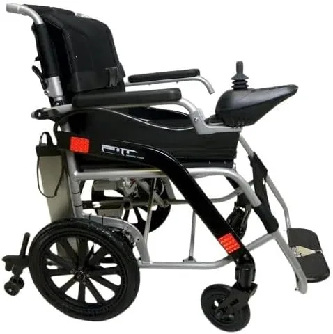 Vista 2 de LightNfold - Silla de ruedas plegable eléctrica ligera, silla eléctrica ultraligera de 32 libras con rango de 30 millas, joystick ajustable y marco
