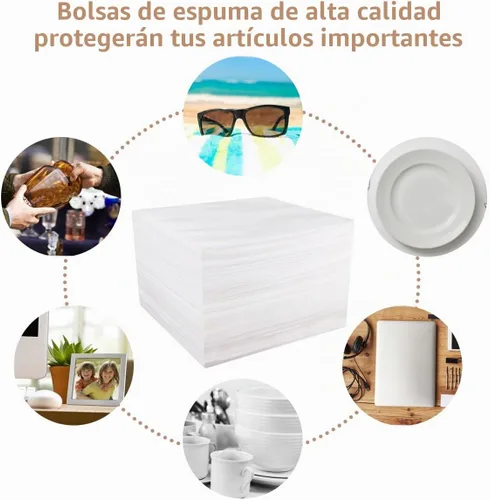 Vista 5 de Suministros de mudanza de 15 x 15 pulgadas, 50 bolsas de espuma