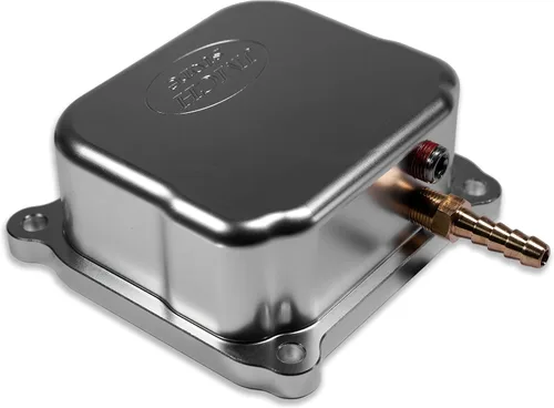 Vista 5 de JMCHstore tapa de válvula de aluminio billet para motor Predator 212 6.5HP Hemi, para motor Harbor Freight Loncin 210FA 212cc Modelo 60363 Plata