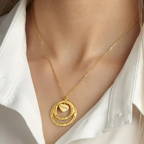 Vista 5 de Grandma Necklace with Grandkids Names, Family Name Necklace, Grandkids Name Gifts for Grandma, Mothers Day Gifts for Nana