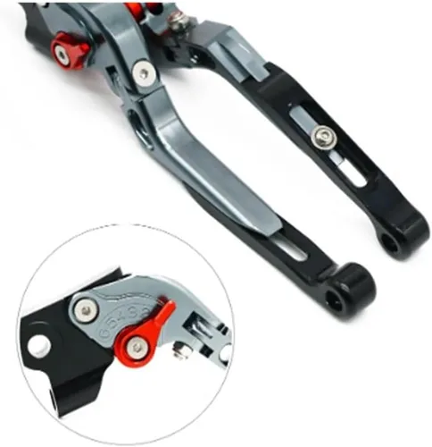Vista 4 de Motorcycle Brake Lever for FZ8 FZ-8 2011 2012 2013 2014 2015 2016-2020 Motorcycle Adjustable Folding Extendable Brake Clutch Levers Handle