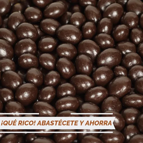 Vista 6 de Granos de café expreso cubiertos de chocolate oscuro - de It's Delish, bolsa de 1 libra Snack para amantes del café Dulces de chocolate gourmet