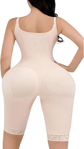 Vista 2 de Full Body Shapewear for Women Tummy Control Shapewear Bodysuit Colombian Fajas for Women Mid Thigh Body Shaper Stage 1 2 Faja