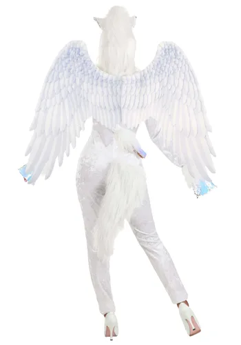 Vista 2 de Disfraz de Pegaso para Mujer Multicolor