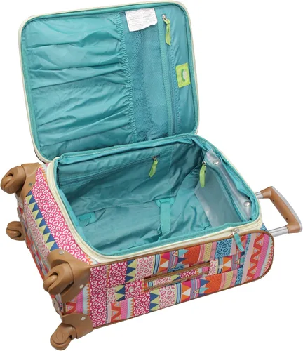 Vista 4 de Lily Bloom - Juego de maletas de 4 piezas con ruedas giratorias para mujer On The Prowl talla única