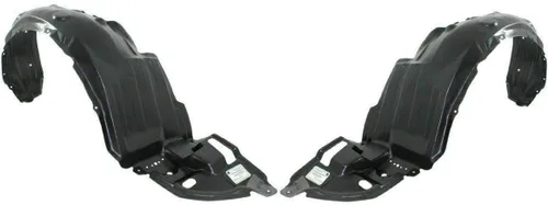 Vista 3 de Juego de protectores de guardabarros delantero + protector contra salpicaduras de motor debajo de la cubierta para Toyota Corolla 2011-2013