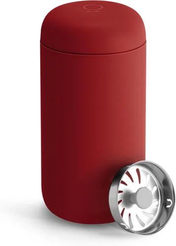 Vista 7 de Fellow Taza de Viaje Carter Move de 12 oz - Taza de Café de Viaje de Acero Inoxidable con Aislamiento al Vacío - Vaso de Café con Interior de Verde