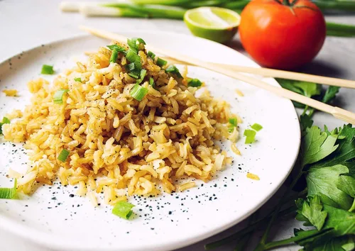 Vista 6 de Food to Live Arroz orgánico de jazmín marrón, 12 onzas, sin OMG, arroz integral, variedad de grano largo, no irradiado, kosher, vegano. Rico