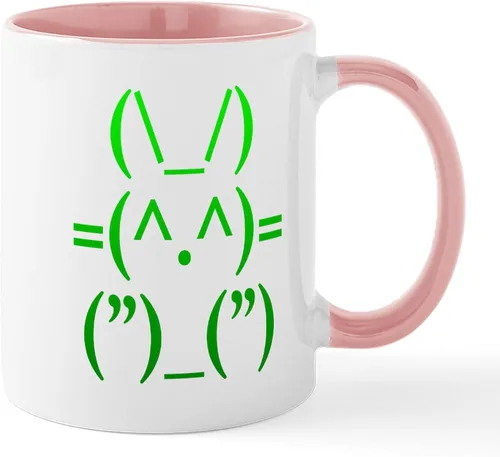 Vista 38 de CafePress Ascii - Taza de café de cerámica, taza de té, 11 onzas