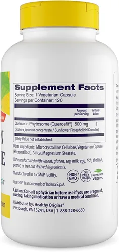Vista 2 de Healthy Origins Fitosoma de quercetina 500 mg