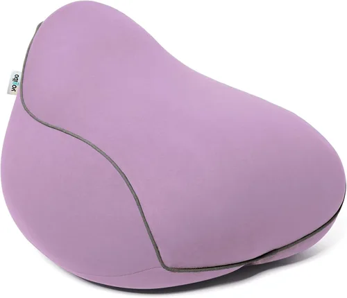 Vista 8 de Yogibo Sillón Puff Pequeño para Adultos, Niños y Adolescentes, Suave, de Felpa, Cómodo, Sensorial, Puff para Juegos, Funda Lavable, Azul