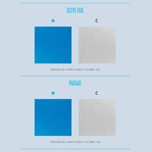 Vista 2 de Kang Daniel 1er mini álbum cian (incluido el beneficio de preventa (póster, tarjeta fotográfica), una tarjeta de fotos acrílica al azar)
