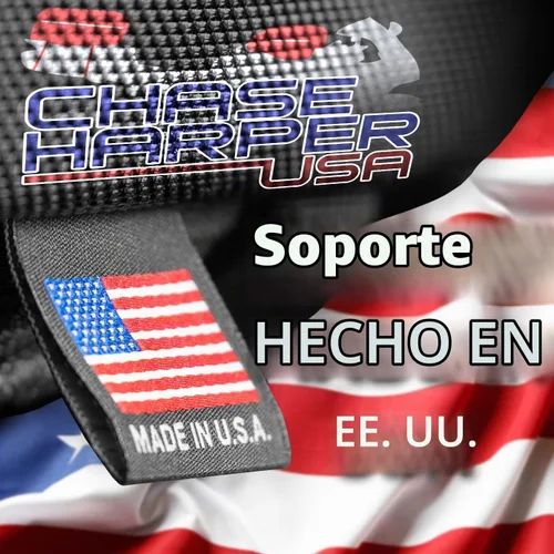 Vista 6 de Chase Harper USA 4200 Hideaway Tail Trunk - Resistente al agua, resistente al desgarro, nailon balístico de grado industrial Negro