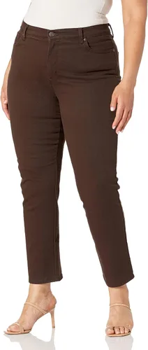 Vista 24 de Gloria Vanderbilt - Pantalones de mezclilla Amanda clásicos, de tiro alto y perneras cónicas petite para mujer Callisto
