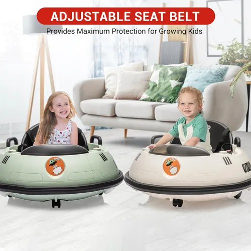Vista 14 de Coche de parachoques para montar en coche, coche de parachoques para niños de 12 V con control remoto