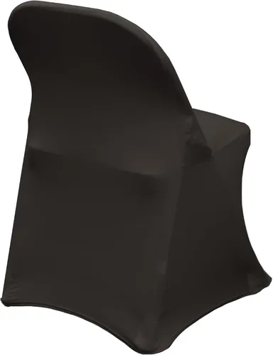 Vista 2 de YOUR CHAIR COVERS - Funda para silla plegable de elastano elástica, color negro