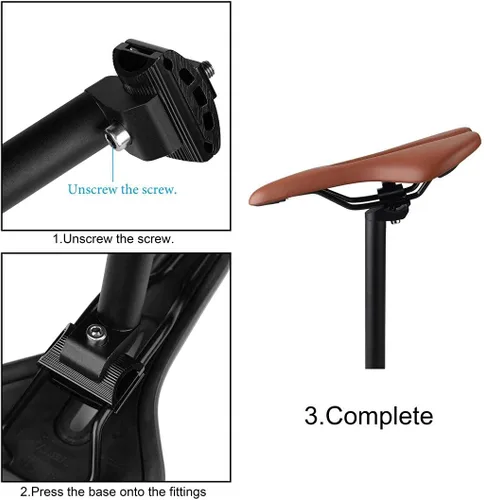 Vista 6 de Bike Saddle Seat Pad Breathable Hollow Thicks Comfortable Bicycle Fit for MTB Road Bike Fixed Gear Bike