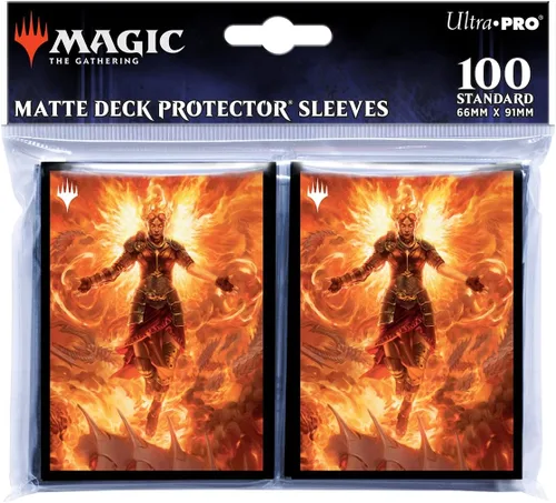 Vista 5 de Ultra PRO - March of the Machine - Fundas protectoras de 100 unidades para jugar con la palma brillante, despertador del alma para magia: The