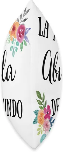 Vista 2 de Best Gifts for Grandma Nana Gigi Abuela La Mejor Abuela del Mundo Almohada Floral Regalo Abuelita Throw Pillow, 16x16, Multicolor