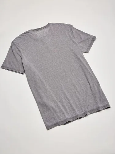 Vista 4 de Lucky Brand Venice Burnout - Camiseta de cuello con muesca y dos botones para hombre