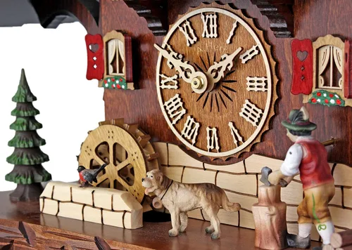 Vista 5 de Reloj de cuco - El picador de madera ocupado AH 446/1 8TMT