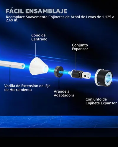 Vista 7 de Orion Motor Tech Juego de herramientas de extracción e instalación de rodamientos de leva Kit completo de herramientas de árbol de levas