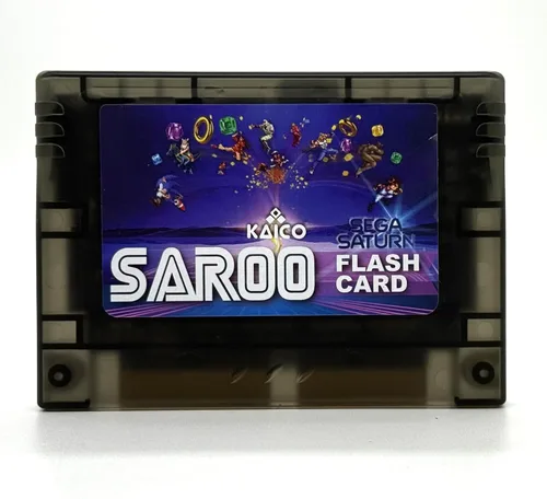 Vista 4 de Kaico Sega Saturn Saroo - Carro flash con tarjeta micro SD de 8 GB, SS
