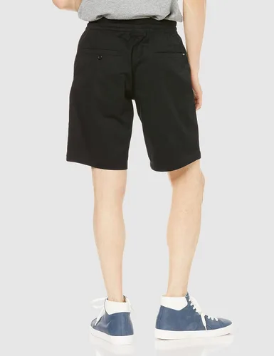 Vista 2 de Volcom Pantalón corto chino Frickin con cintura elástica de 19 pulgadas para hombre Negro