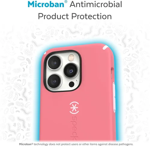 Vista 8 de Speck Funda para iPhone 14 Pro Max, protección contra caídas, resistente a los arañazos, diseñada para MagSafe con revestimiento suave al tacto