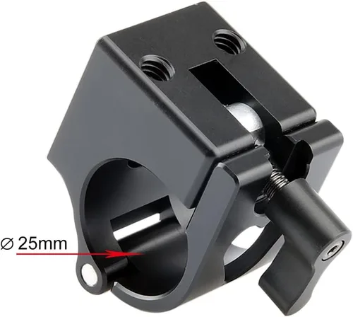 Vista 6 de NICEYRIG Abrazadera de varilla de 0.984 in con rosca de 1/4 3/8 para DJI Ronin M MX Freefly MOVI Gimbal Stabilizer System - 101