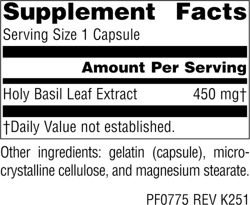 Vista 2 de PLANETARY HERBALS Extracto de albahaca sagrada, promueve la calma centrada, 180