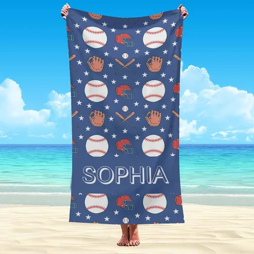 Vista 35 de Artsadd Toalla de playa personalizada para adultos, manta de playa personalizada de baloncesto con nombre inicial como regalo de fiesta para viajes
