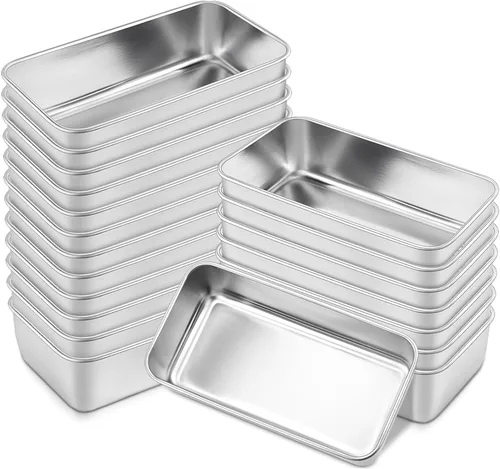 Vista 24 de Onader Molde para pan para hornear, sartén profunda de acero inoxidable de 9 x 5 pulgadas