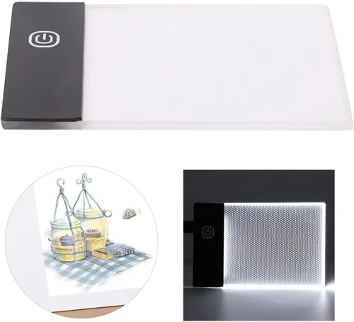 Vista 4 de Almohadillas de luz para libro abatible, función de protección ocular, kit de libro abatible para caligrafía de papel de caligrafía y pintura