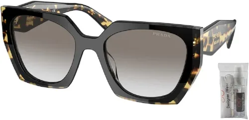 Vista 2 de Prada PR15WS CONCEPTUAL Rectangle Sunglasses For Women BUNDLE With Designer iWear Complimentary Eyewear Kit